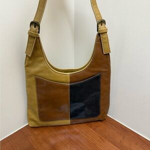 Y2K Two-Tone Color Block Shoulder Bag